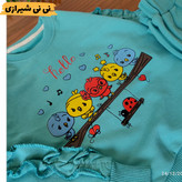 بلوز و شلوار گنجشک ها پنبه دورس سایز ۳۵ کد ۱۲