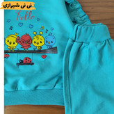 بلوز و شلوار گنجشک ها پنبه دورس سایز ۳۵ کد ۱۲