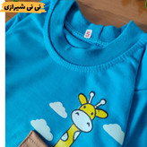 بلوز شلوار اقتصادی زرافه پنبه ناخالص سایز ۴ و ۵ کد ۲۵
