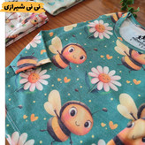ست بلوز و شلوار طرح حیوانات نخ پنبه سایز ۴ و ۵ کد ۲۸