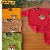 تیشرت شلوارک کله خرس بیسکویتی سایز ۳۵ و ۴۰ و ۴۵ کد ۳۷