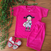 تیشرت شلوارک دختر موفرفری سایز ۴ و ۵ و ۶ کد ۸۶