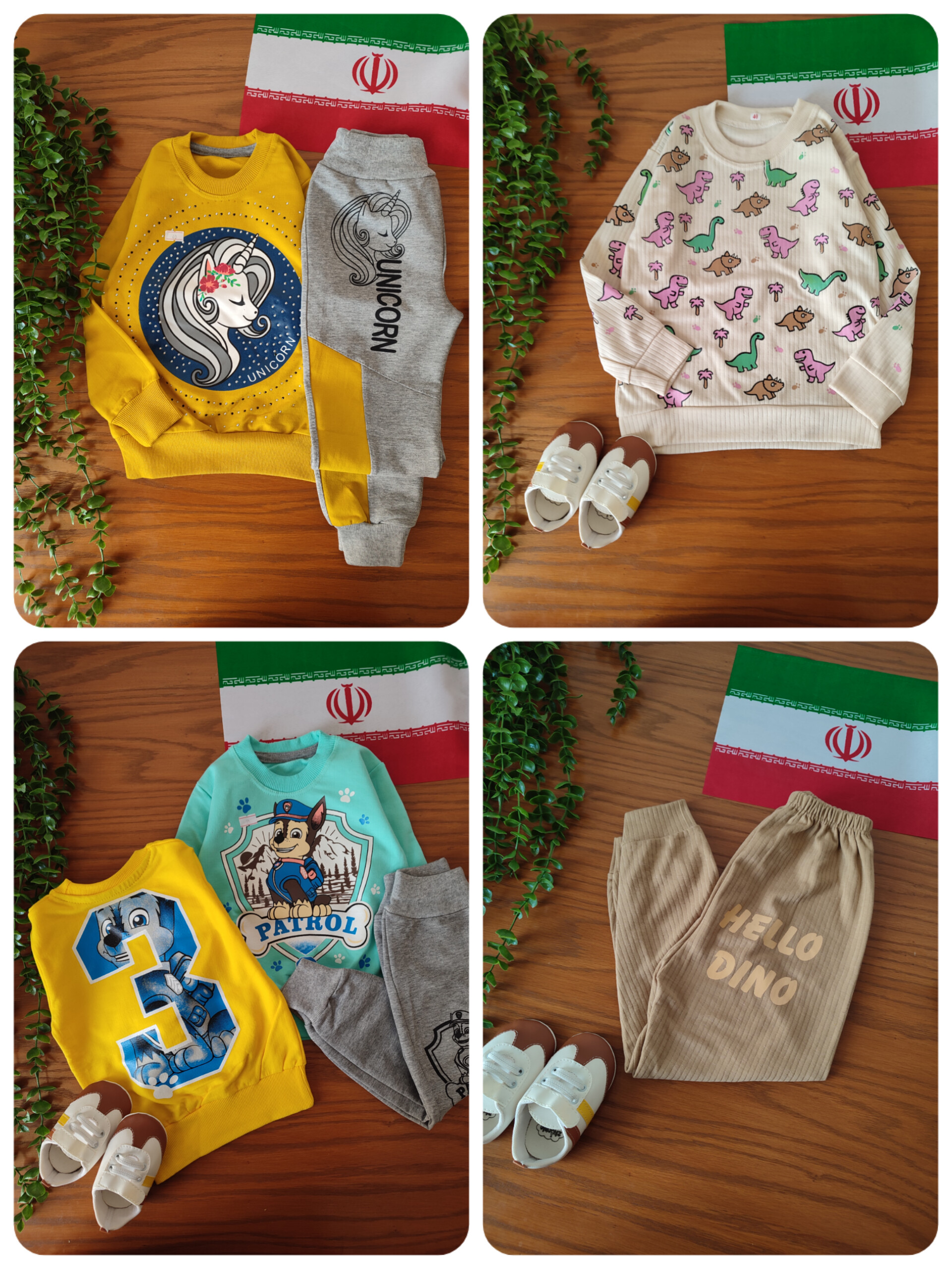 بلوز شلوار سایز ۴۰ کد ۱۰۷ دخترانه پسرانه