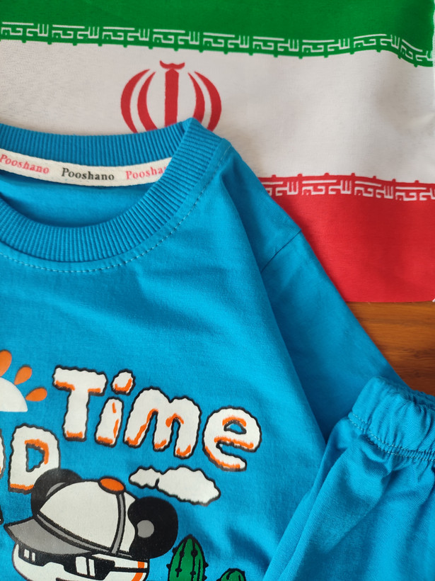 تیشرت شلوارک خرس و ماشین سایز ۳۵ ، ۴۰ ، ۴۵ پنبه ای کد ۱۱۷