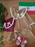 شومیز شلوار دخترانه حلما سایز ۴۰ ، ۴۵ ، ۵۰ ، ۵۵ ، ۶۰ ، ۶۵ کد ۱۳۶
