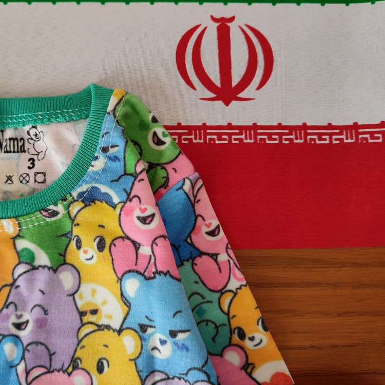 ست بلوز و شلوار بچگانه خرس های مهربونسایز ۱ و ۲ و ۳ و ۴ نوزاد تا ۴ سال حدودا کد ۱۶۱
