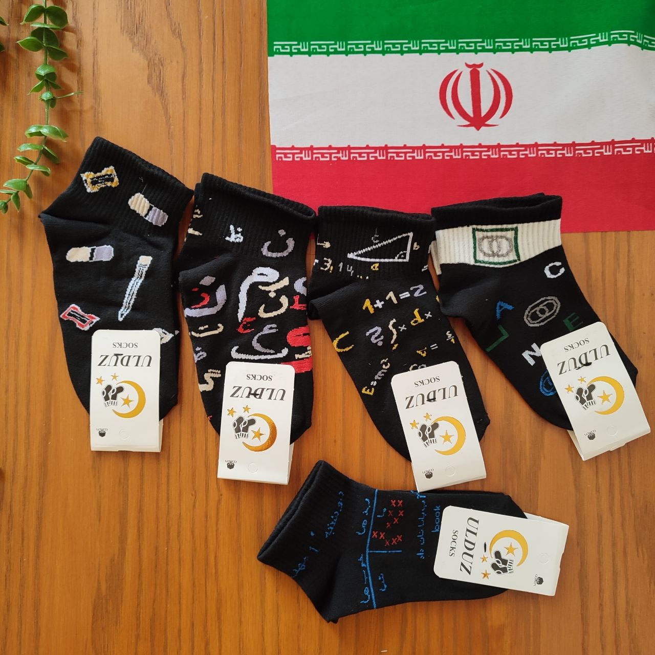 جوراب نیم ساق اسپرت دختر پسری سایز ۳۲ تا ۳۷ کد ۱۷۴